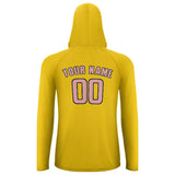 Custom Gold Light Pink UV-Hoodie