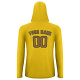 Custom Gold Khaki UV-Hoodie