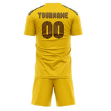 Custom Gold Khaki Soccer Jersey