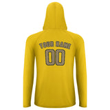 Custom Gold Light Khaki UV-Hoodie
