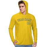 Custom Gold Light Yellow UV-Hoodie