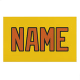 Custom Gold Orange Beach Towel