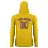 Custom Gold Copper Rose UV-Hoodie
