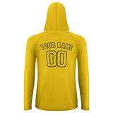Custom Gold Gold UV-Hoodie