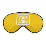 Custom Gold White Sleep Mask