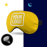 Custom Gold White Sleep Mask