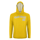 Custom Gold Gray UV-Hoodie