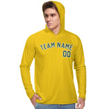 Custom Gold Green UV-Hoodie