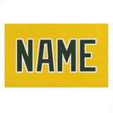 Custom Gold Dark Green Beach Towel