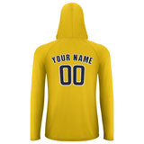 Custom Gold Navy UV-Hoodie