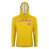 Custom Gold Orange Red UV-Hoodie