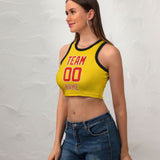 Custom Gold Orange Red Sleeveless Tank Top