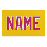 Custom Gold Pink Beach Towel