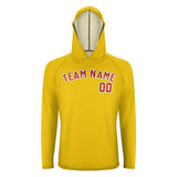 Custom Gold Red UV-Hoodie