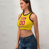 Custom Gold Red Sleeveless Tank Top