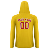 Custom Gold Red UV-Hoodie