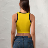 Custom Gold Red Sleeveless Tank Top