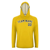 Custom Gold Black UV-Hoodie