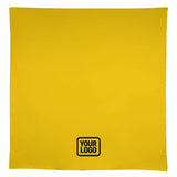 Custom Gold White Square Table Cloth
