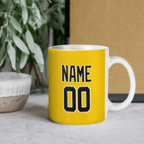 Custom Gold Black Mug