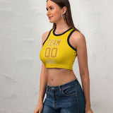 Custom Gold Yellow Sleeveless Tank Top