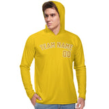 Custom Gold Yellow UV-Hoodie
