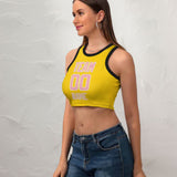 Custom Gold Light Pink Sleeveless Tank Top