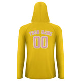 Custom Gold Light Pink UV-Hoodie