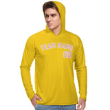 Custom Gold Light Pink UV-Hoodie