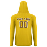 Custom Gold Khaki UV-Hoodie