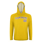 Custom Gold Light Purple UV-Hoodie