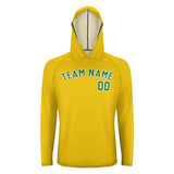 Custom Gold Emerald Green UV-Hoodie