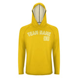 Custom Gold Light Yellow UV-Hoodie