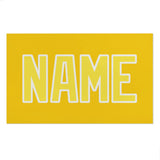 Custom Gold Light Yellow Beach Towel