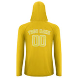 Custom Gold Light Yellow UV-Hoodie