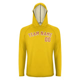 Custom Gold Orange UV-Hoodie