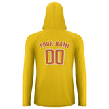 Custom Gold Orange UV-Hoodie