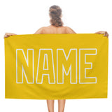 Custom Gold Gold Beach Towel
