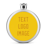 Custom Gold Yellow Hip Flask