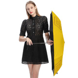 Custom Gold Yellow Automatic Umbrella