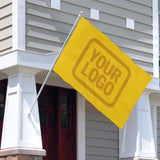 Custom Gold Yellow Flag
