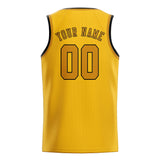 Custom Gold & Yellow Colors Design Sports Basketball Jersey
