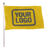 Custom Gold Dark Grey Flag