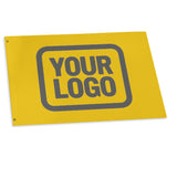 Custom Gold Dark Grey Flag