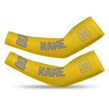 Custom Gold Gray Arm Sleeve