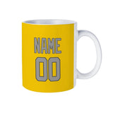 Custom Gold Gray Mug