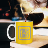 Custom Gold Gray Mug