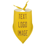 Custom Gold Khaki Pet Scarf