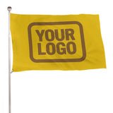 Custom Gold Khaki Flag