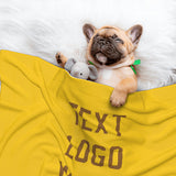 Custom Gold Khaki Pet Blanket
